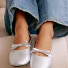 Missy Ballet Flat - Silver