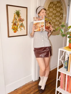 Moon Skort - Cherry Cola