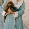 Nadia Sherpa Coat - Cloud Blue
