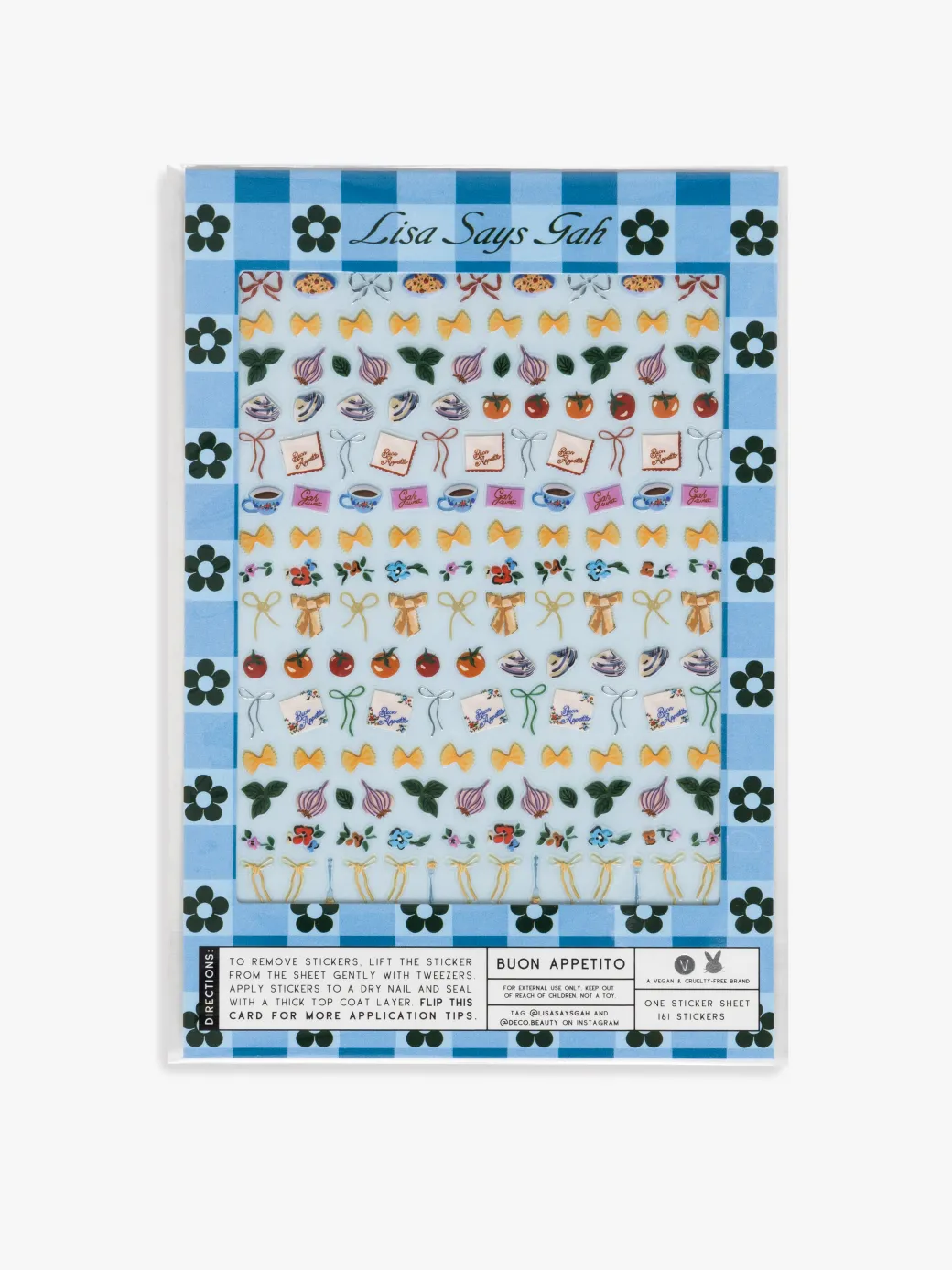 Nail Art Stickers - Buon Appetito