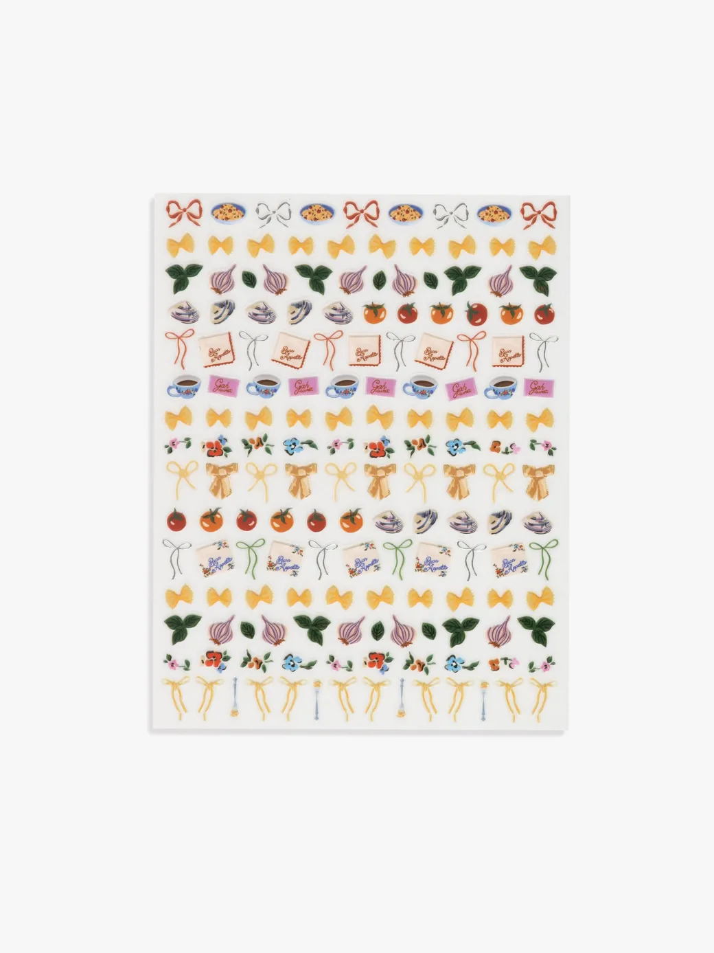 Nail Art Stickers - Buon Appetito
