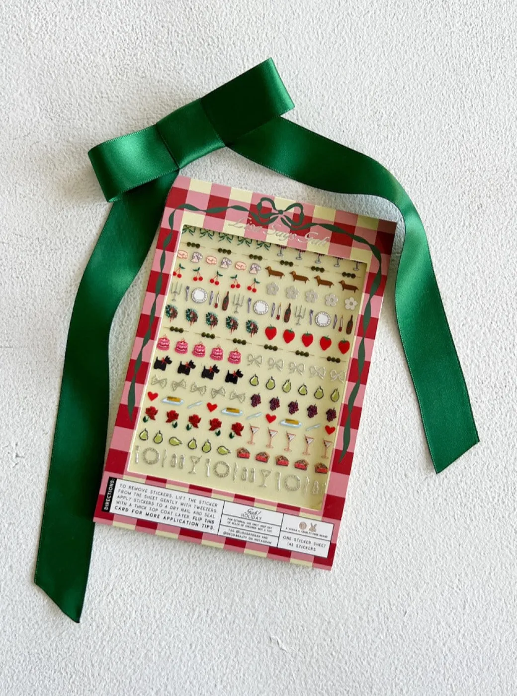 Nail Art Stickers - Set The Table
