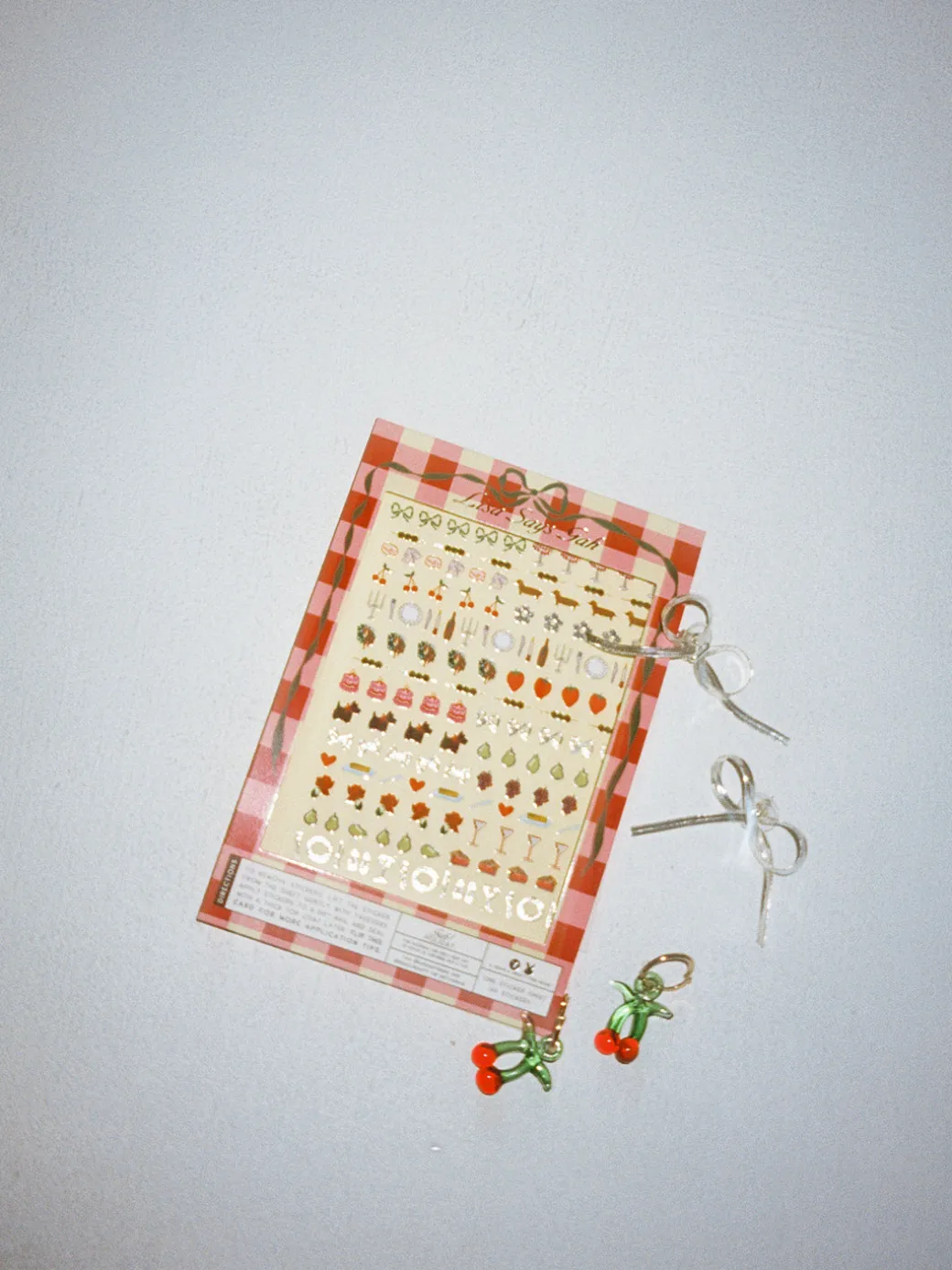 Nail Art Stickers - Set The Table