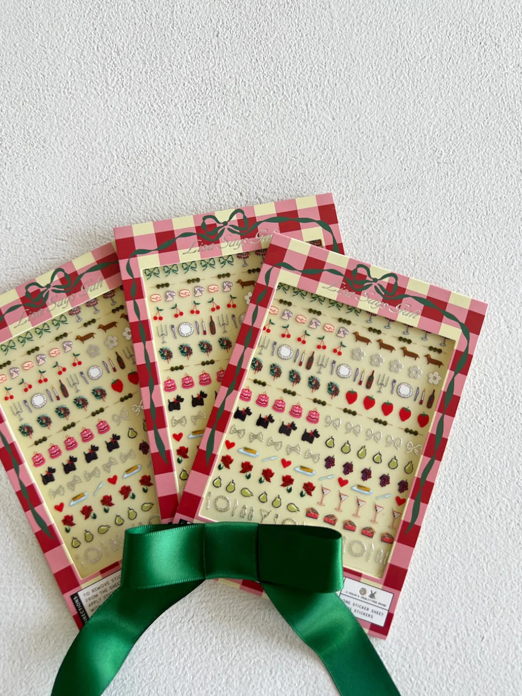 Nail Art Stickers - Set The Table