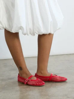 Nolita Mesh Mary Jane - Red