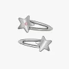 Nova Star Hair Clip Set - Silver