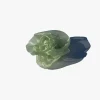 Organza Rose Clip - Sage Green
