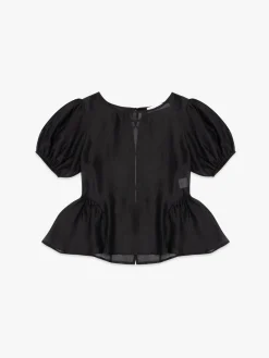 Petra Blouse - Black Organza