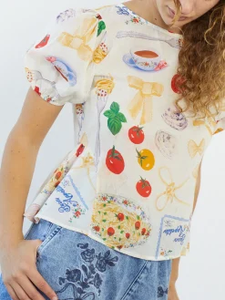 Petra Blouse - Buon Appetito Ivory
