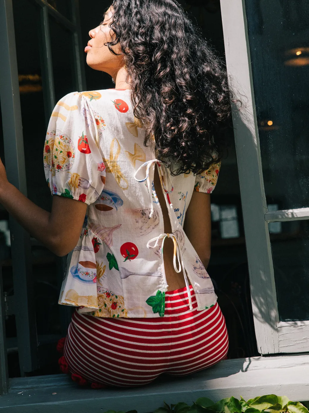 Petra Blouse - Buon Appetito Ivory