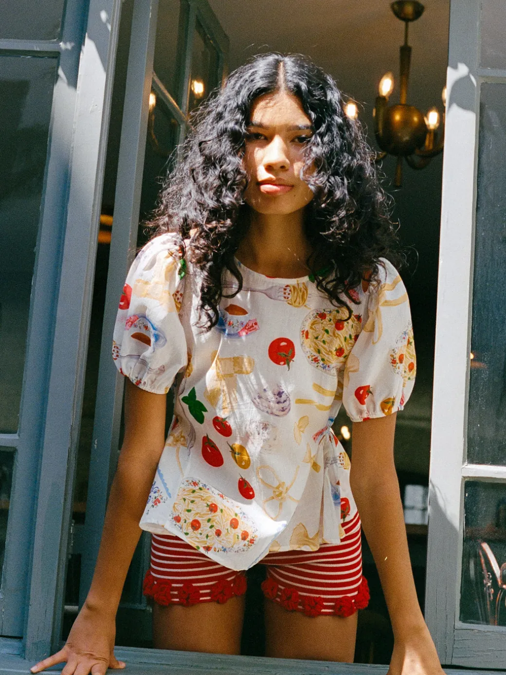Petra Blouse - Buon Appetito Ivory
