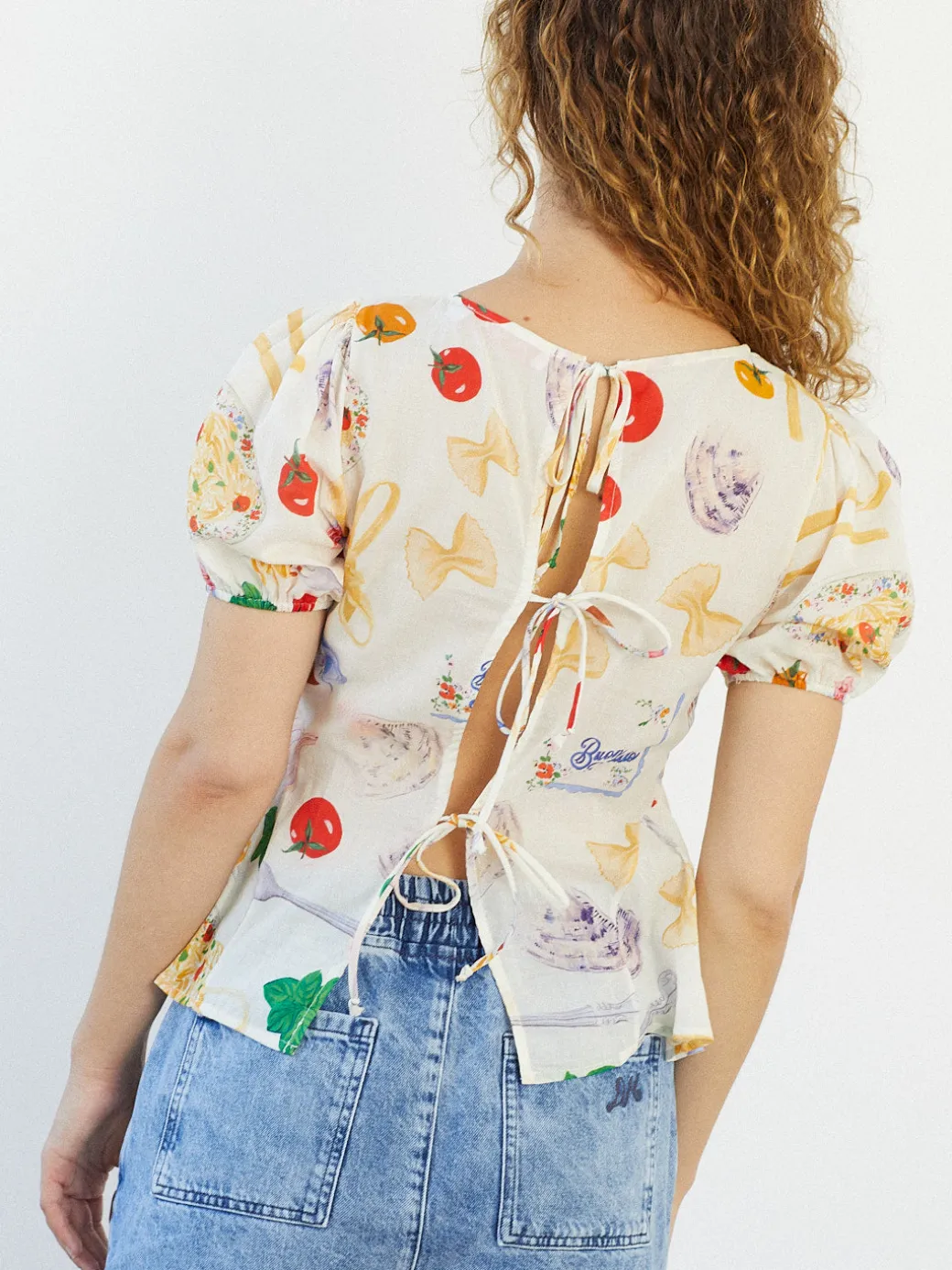 Petra Blouse - Buon Appetito Ivory