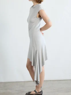 Plume Dress - Silver