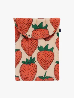 Puffy Laptop Sleeve - Strawberry