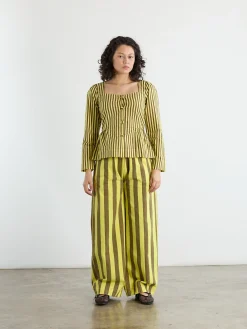 Rafe Pants - Yellow/ Choc Stripe