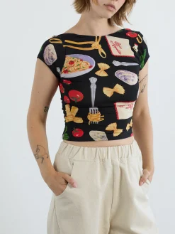 Rowan Tee - Buon Appetito Black