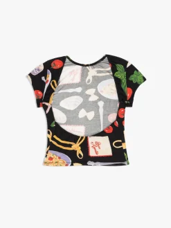 Rowan Tee - Buon Appetito Black