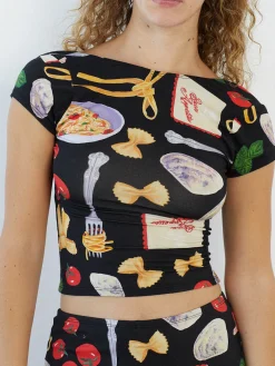 Rowan Tee - Buon Appetito Black