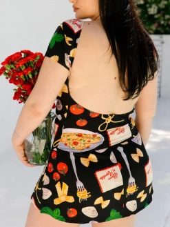 Rowan Tee - Buon Appetito Black