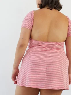 Rowan Tee - Pomodorro Gingham