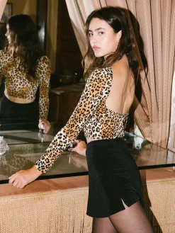 Rowan Top - Leopard
