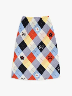 Sandy Midi Skirt - Cirque Argyle