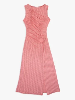 Savannah Cinch Dress - Pomodoro Gingham