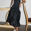 Side Bows Cut-Out Dress - Black/ Measuring Tape