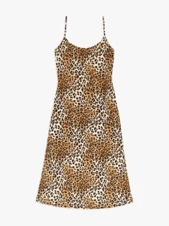 Sofia Slip Dress - Leopard