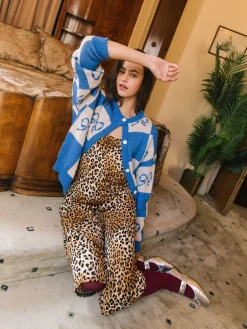 Sofia Slip Dress - Leopard