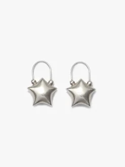 Star Earrings - Silver