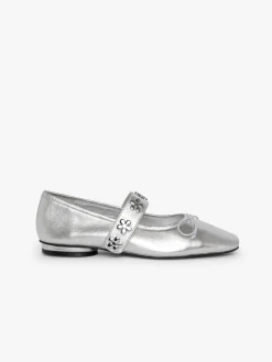 Sylvie Ballet Flat - Silver