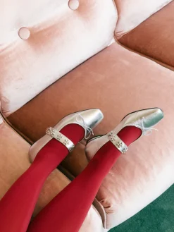 Sylvie Ballet Flat - Silver