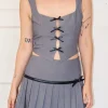 Tate Top - Charcoal
