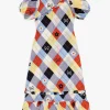 Teagan Ruffle Dress - Cirque Argyle