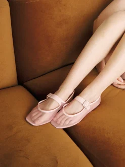 Tribecca Mesh Mary Jane - Pink