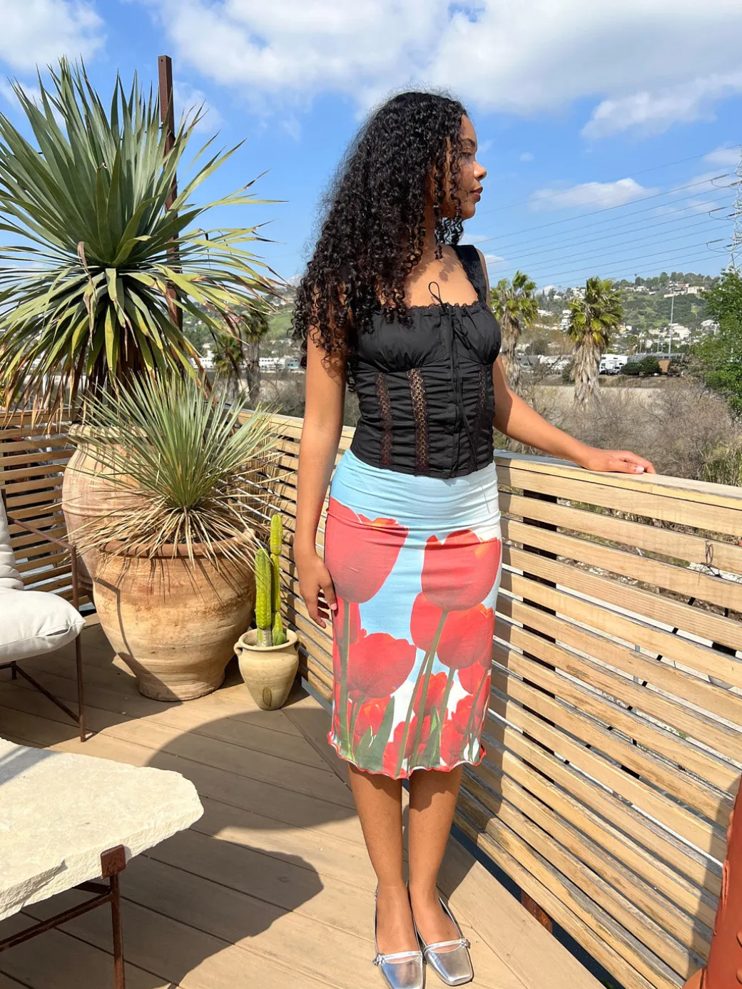 Tulip Fields Skirt - Fields