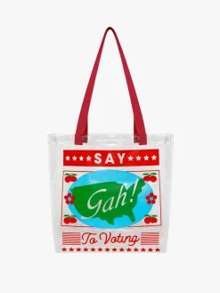 Vinyl Tote - Say Gah to Voting