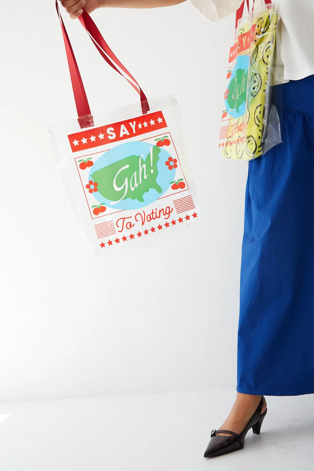 Vinyl Tote - Say Gah to Voting
